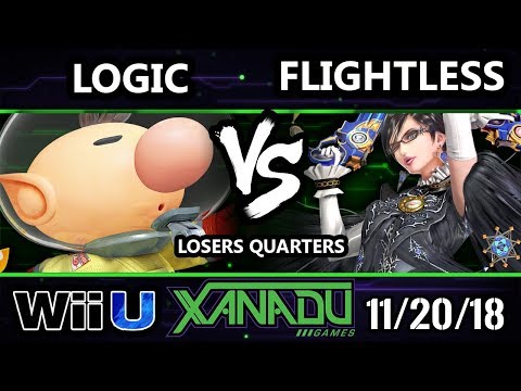S@X 277 Smash 4 - VGBC | Logic (Olimar, Mewtwo) Vs. Flightless (Bayonetta) Wii U Losers Quarters