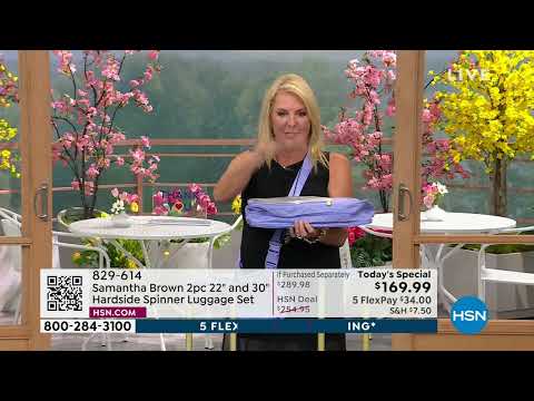 HSN | Samantha Brown Luggage Collection 04.09.2023 - 12 AM