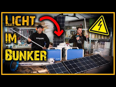 Der Prepper Bunker [S01/E21] - Licht durch 2400Wh Power Station - Survival Krisenvorsorge