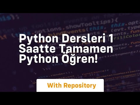 Python dersleri 1 saatte tamamen python öğren!