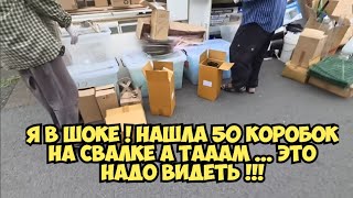 ОЙБААЙ ! Нашла 50 коробoк на свалке . А ТаАаМ ...Это надо видеть !Не мусорка а ант?