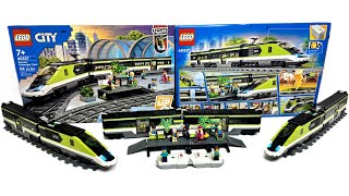 How to Light up LEGO City 60337 Express Passenger Train Speed Build with Light Brick (4K)