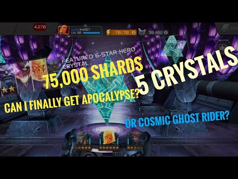 5 NEW 6-Star Featured Crystal Opening, bring on the PAIN I'm not too sad| Marvel Contest of Campions