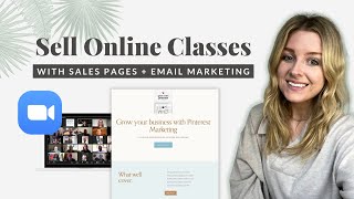 Sell Online Classes & Zoom Workshops (WITHOUT an ecommerce website) - Flodesk Checkout Tutorial