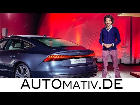 Audi A7 Sportback (2018) erste Sitzprobe, Audi Design Studio - Weltpremiere | AUTOmativ.de