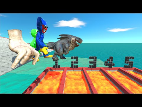 Long Jump Challenge On Lava Lake - ARBS