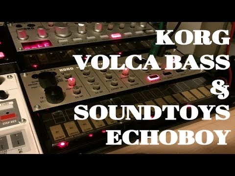 Volca Bass and Soundtoys EchoBoy Session
