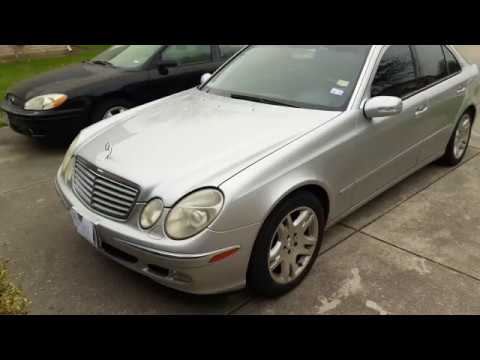 2003 Mercedes Benz E500 Start up Engine and full tour