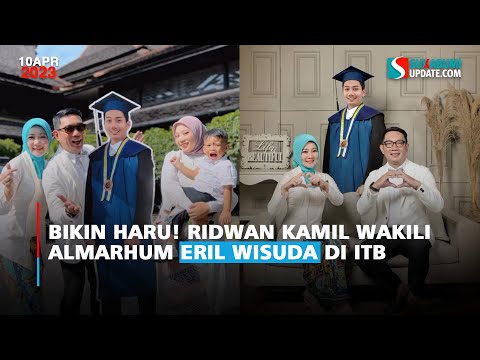 Bikin Haru! Ridwan Kamil Wakili Almarhum Eril Wisuda di ITB