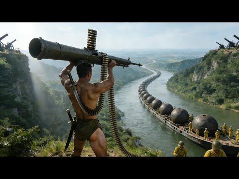 日军劫商船滥杀无辜船员，关键时刻游击枪王登场，超强火力救出人质⚡