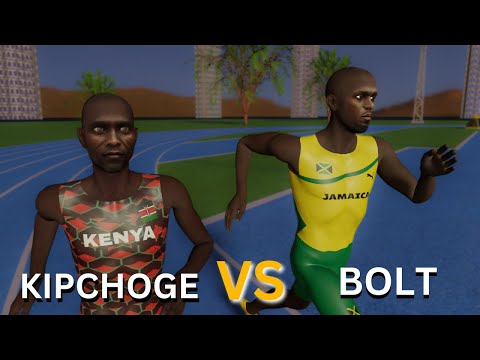 USAIN BOLT VS ELIUD KIPCHOGE 600M Speed Comparison