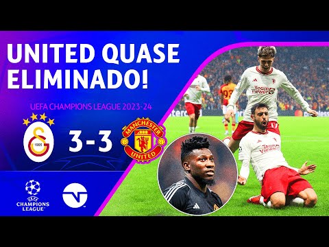 Gols e lances de Galatasaray x Manchester United
