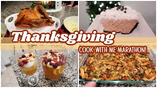 Ultimate Thanksgiving Cook With Me | Full Menu Dinner + Easy Appetizers & Pies