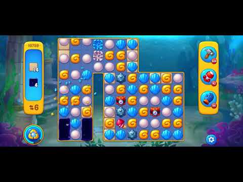 Fishdom level 10759 no boosters フィッシュダム ノーマル