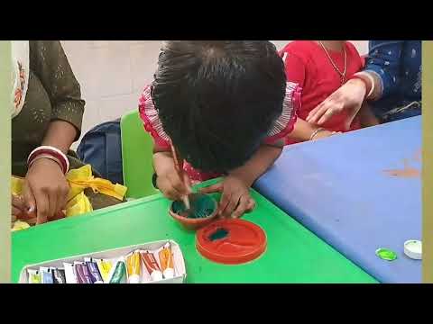 Art and craft activity by Children with Disabilities on the Deepawali Festival