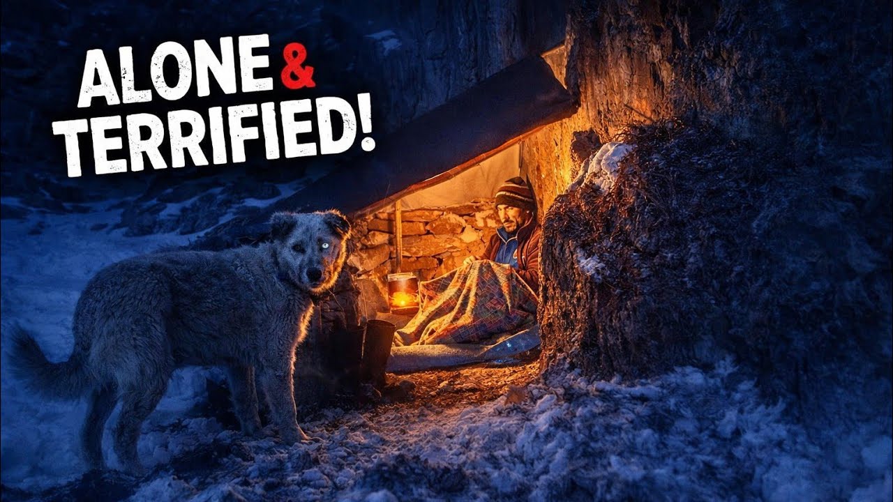 I Survived a Freezing Night Alone in a Rock Shelter