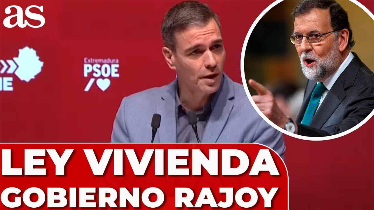 SÁNCHEZ carga contra el PP y su POLÍTICA de VIVIENDA en el GOBIERNO de RAJOY