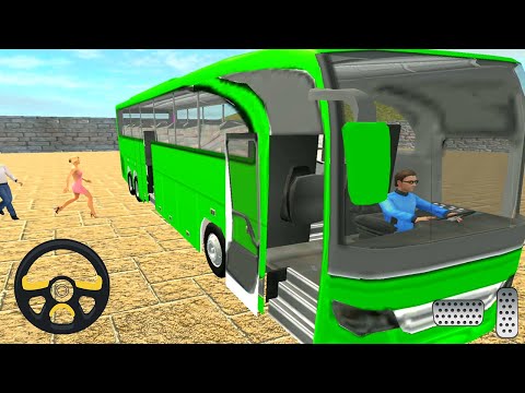 Uphill Offroad Bus Driving Simulator #2 - Mountain Road Bus Games - Android Gameplay