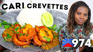 La Recette du CARI CREVETTES 🇷🇪 🍤 (Plat de Fête de LA RÉUNION)