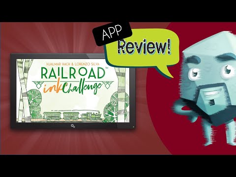 Railroad Ink APP Review - with Zee Garcia