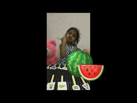 Learn fruits with saisha