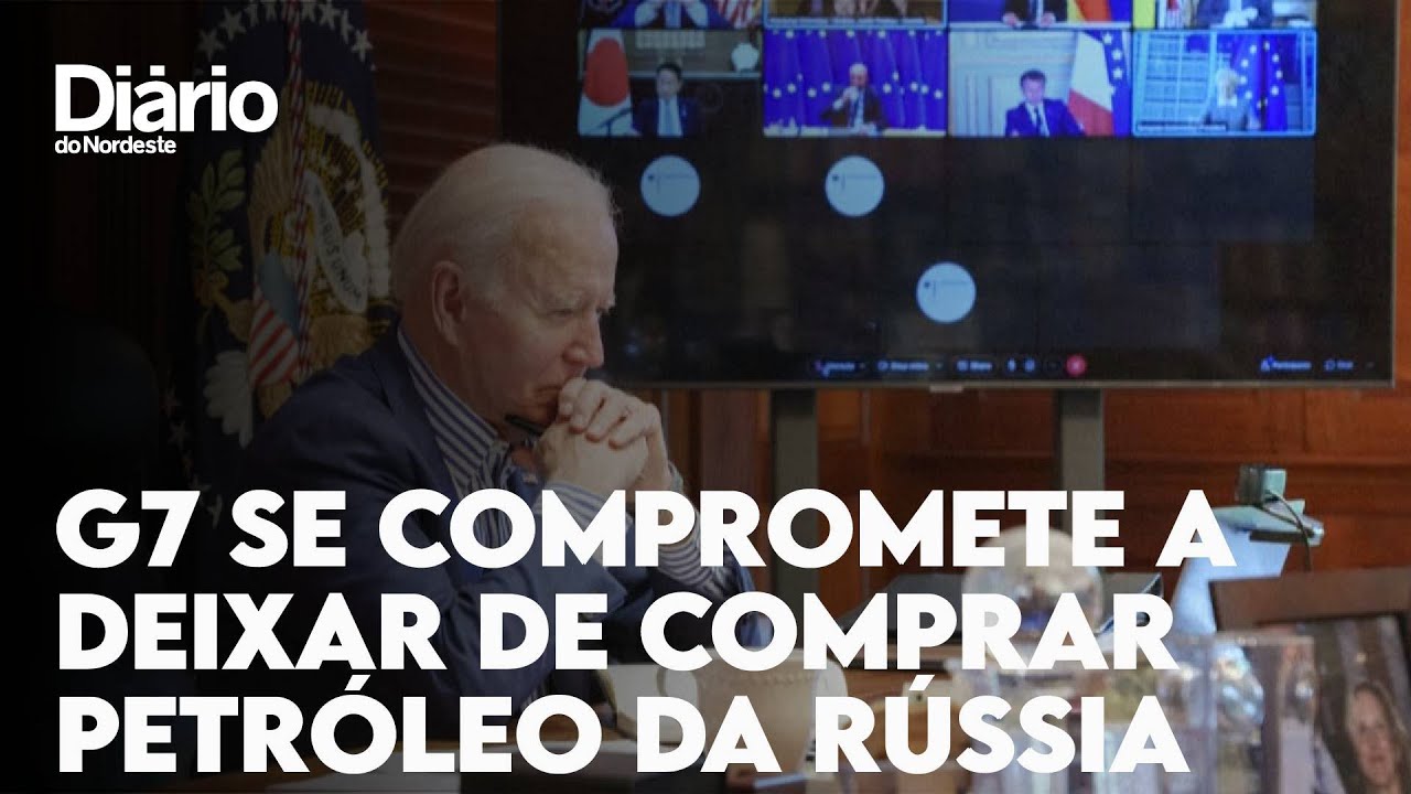 Imagem da notícia: Países do G7 se comprometem a deixar de importar petróleo da Rússia