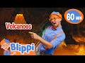 Blippi Goes Into A Volcano 1 HOUR Of Science With Blippi Moonbug Kids Fun Stories And Colors