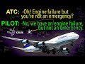 Pilot VS ATC. Lufthansa Pilot Refuses To Declare Emergency after Engine Failure. REAL ATC