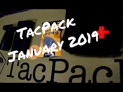 TACPACK Subscription Box Review - January 2019