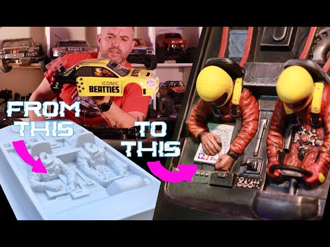 how to paint tamiya drivers