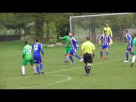 Marek Hejda velká šance v utkání Jiskra vs Vltavín.81.minuta