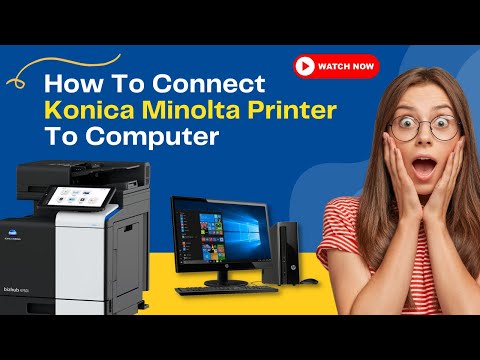 How to Connect Konica Minolta Printer to Computer? | Printer Tales #konicaminolta
