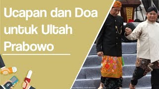 Ucapan dan Doa Kubu Jokowi untuk Ulang Tahun Prabowo