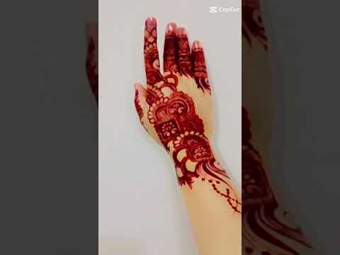 My new hinna style for married girls 🥀👍✨ art by Muneeba 👍💗 plz support me gyz subscribe my channel