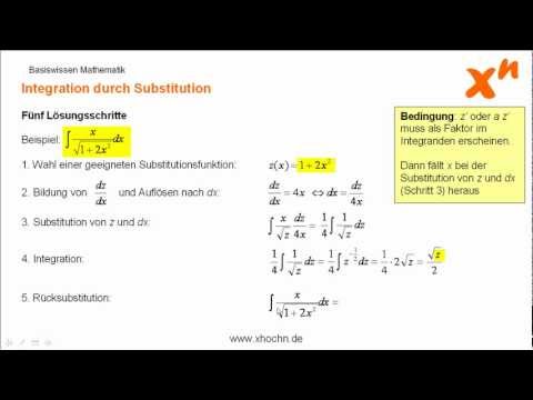 Integration durch Substitution
