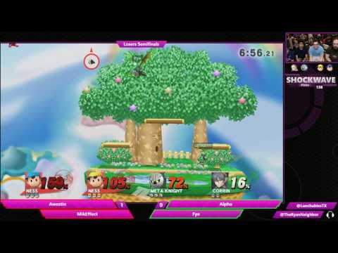 SW 138 - Awestin + MikEffect vs Fye + Alpha - Losers Semifinals Smash 4