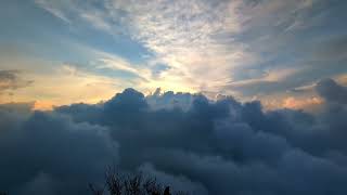 二延平山-沒能見到夕陽雲海的雲流