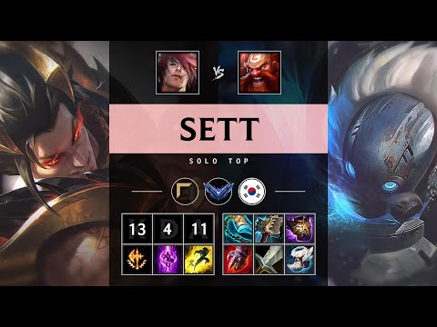 Sett Top vs Gragas: Unstoppable - KR Diamond Patch 14.24