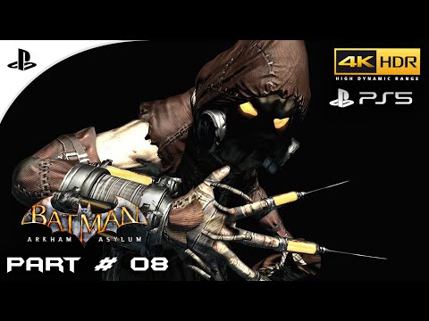Bane boss fight | 4K | 60FPS | PS5 | Batman arkham asylum Gameplay Part 8 (2024)