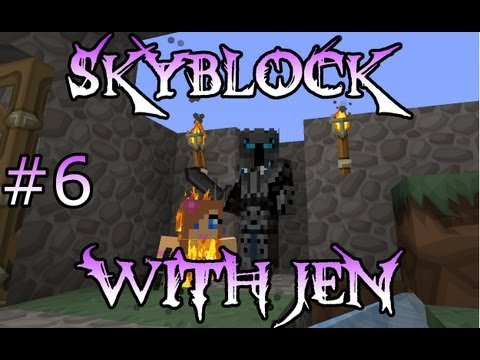 Skyblock With Jen - JEN RETURNS! - Minecraft Let's Play - Ep. 6