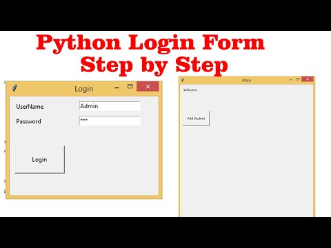 Python Login Form Step By Step