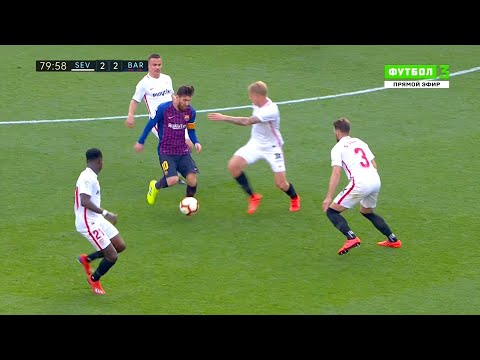 Messi INSANE Hat-trick vs Sevilla (Away) 2018 19 English Commentary HD 1080i