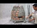 Build a beautiful moving wood stove / tandoor oven