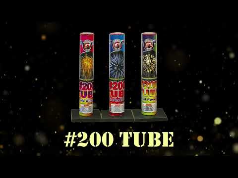 #200 Tube Single Shot Tube - DM_#200 - Dominator Fireworks