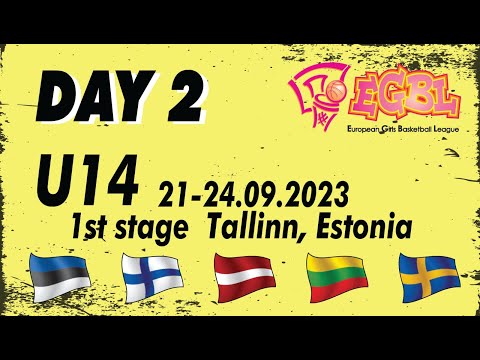 DAY2 11.00 BC Norrkoping Dolphins - BS Riga/Jugla , Sep 23th | EGBLU14 stage1 2023/24 Hall 2