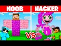 NOOB vs HACKER: I Cheated In a Mommy Long Legs Build Challenge!