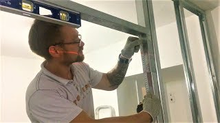 איך לבנות קיר גבס עם פתח לדלת