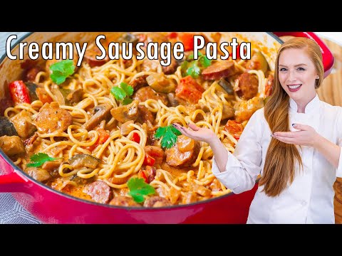 download lagu mp3 mp4 Creamy Sausage Pasta, download lagu Creamy Sausage Pasta gratis, unduh video klip Creamy Sausage Pasta