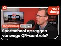 Is QR-controle een geldige reden om je contract te ontbinden bij (sport)instellingen?
