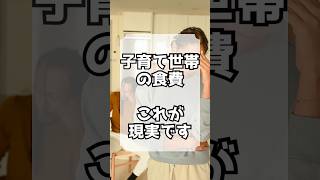 子育て世帯の食費、正直これが現実です。